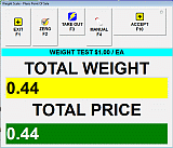 PDQuick Retail Software - Weight Scale at the Sales Screen